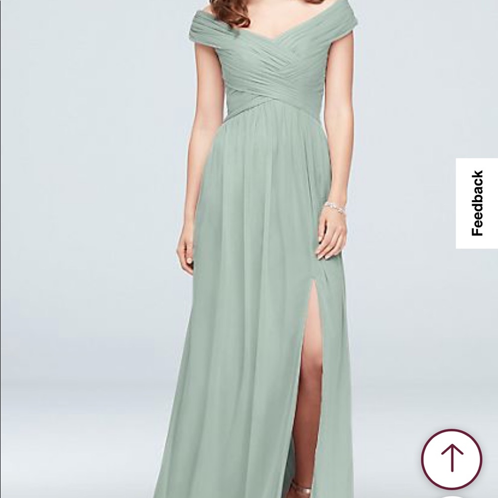 Size 16 dusty sage bridesmaid dress